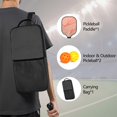 thumbnail image 2 of Pickleball Paddles Set Of 1, Fiberglass Surface, Liquid & Marble Print, 1 Paddles, 2 Balls & Bag, 2 of 5