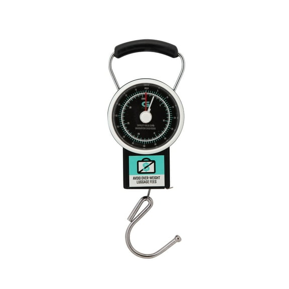 G-Force Portable Aluminum Luggage Scale with Tape Measure