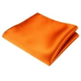 thumbnail image 1 of Flmtop Men's Satin Solid Plain Color Handkerchief Hanky Pocket Square for Wedding Party, 1 of 10