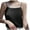 Black, variant on Women's Silk Satin Tank Tops Crew Neck Spaghetti Strap Camisole Summer Casual Plus Size Basic Blouses S-3xl (XL, White)
