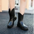 thumbnail image 5 of AUXDIQ Wellington Boots Women Mid-calf Wellies Waterproof Rain Boots Outdoor Garden Shoes, 5 of 6