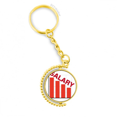 thumbnail image 1 of Anillo de oro de metal llavero llavero, 1 of 3