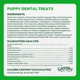 thumbnail image 6 of Greenies Natural Dental Puppy Treats Teenie Size, Chicken Flavor, 6 oz Pack (22 Count), 6 of 13