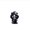 A005- Clear (Reaper Panda), variant on Spooky Halloween Decorations Resin Skull Figure, Small Halloween Decor for Home, Indoor Halloween Decor, Halloween Desk Decoration for Parties, 1 Piece