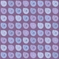 thumbnail image 1 of Ahgly Company Indoor Square Patterned Blue Angel Blue Area Rugs, 5' Square, 1 of 1