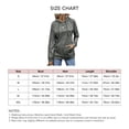 thumbnail image 3 of Sudadera con capucha de manga larga para mujer, informal, cómoda, con bolsillo, para ir de compras en casa, gris, M, 3 of 3