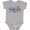 AC-Heather Grey, variant on Washington D.c. Patriotic Boys or Girls Baby Bodysuit