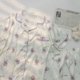 thumbnail image 4 of Pijama tipo cárdigan para mujer, nuevo estilo, con bonito oso, pantalones cortos de manga corta, ropa de moda para el hogar, pijamas de seda helada para mujer y niña., 4 of 5