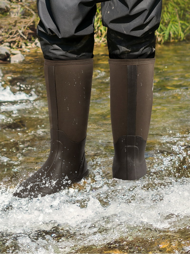 Obcursco 6mm Neoprene Rubber Boots for Men and Women, Insulated