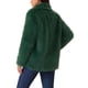 thumbnail image 3 of Abrigo de piel sintética de mujer INSPIRE CHIC con mangas largas, bolsillos, solapa, peludo, cálido, abrigo de invierno, chaquetas esponjosas S Verde oscuro, 3 of 5