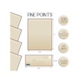 thumbnail image 2 of Better Office Stationery Vintage Airmail Stationery Paper Set, 100-Piece Set (50 Lined Sheets + 50 Matching Envelopes), 2 of 2