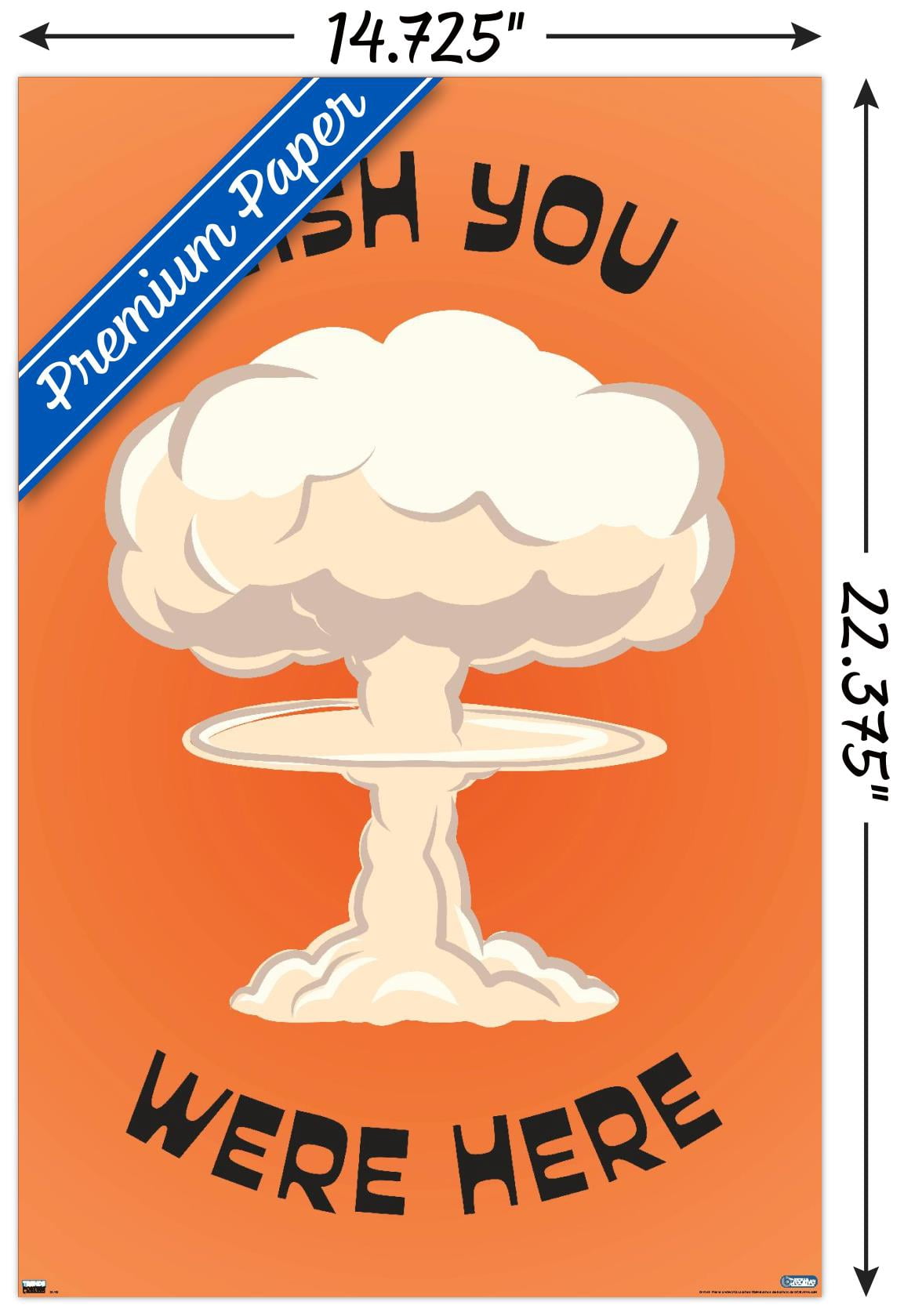 Well This Is Awkward - Wish You Were Here Wall Poster, 14.725" x 22.375"