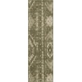 thumbnail image 5 of Unique Loom Outdoor Bohemian Collection Area Rug - Anthro (2' x 8' Runner Green/Ivory), 5 of 6