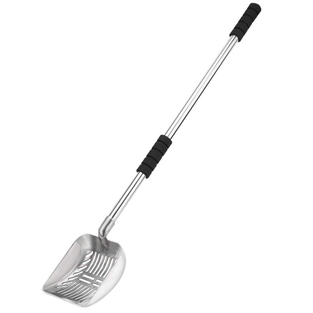 Metal Scoop With Deep Shovel And Long Handle Detachable Stainless Steel