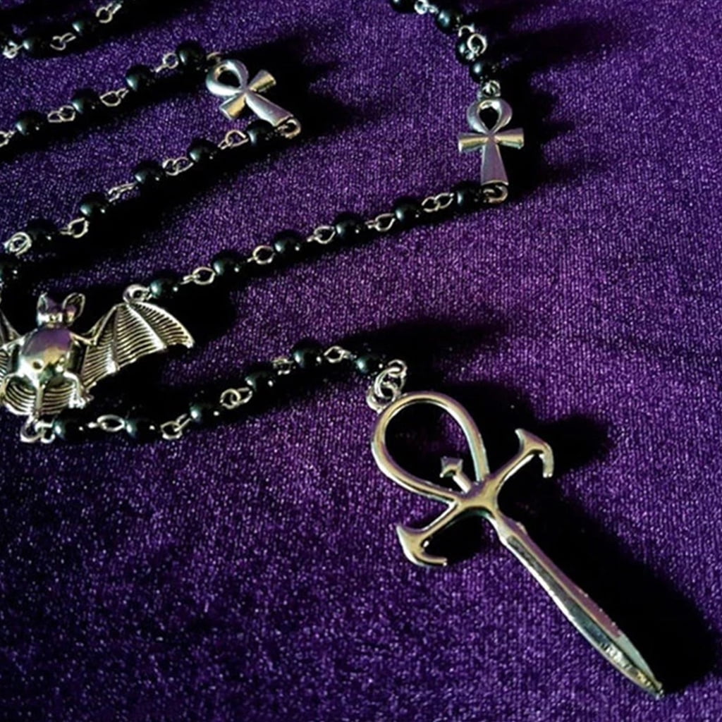 Make a Statement with Our 925 Sterling Silver Large Ankh Necklace - A –  Erosmoon