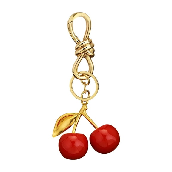 AOOOWER Stylish Fruit Pendant Keyrings Accessory Chic Bag Charm Keychain For Women