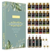 MAYJAM 28 Pack Therapeutic Grade Essential Oils Set, Aromatherapy Oil Diffuser Oils For Diffusers Relaxation