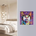 thumbnail image 5 of Dailycode Light Switch Plate Covers 2 Gang Wall Plate Plastics Outlet Covers for Kitchen Home Office Decor Cute Cat and Star, 5 of 8
