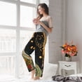 thumbnail image 6 of KLL Womens Abstract Gold Floral Galaxy Print Pajama Pants Soft Pajama Bottoms for Women Cozy Lounge Pants-X-Large, 6 of 7