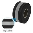 thumbnail image 3 of Uxcell Reflective Tape Strip, 2"x 50Ft Reflective Tape for Clothing, Black, 3 of 5