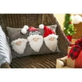 thumbnail image 3 of Evergreen Beautiful Christmas Holiday Garden Gnome Lumbar Comfortable Pillow - 16 x 5 x 10 Inches Indoor/Outdoor Decoration, 3 of 4