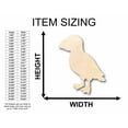 thumbnail image 2 of Unfinished Wood Puffin Silhouette - Craft- up to 46" DIY 8" / 1/4", 2 of 3