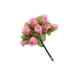 thumbnail image 1 of Bewildely Flores artificiales Rosa Mini ramo hogar boda regalo falso año nuevo fiesta decoración arreglo suministros Kits de decoración para fiestas Rosa oscuro, 1 of 6