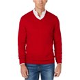 thumbnail image 1 of Suéter de punto de cachemira para hombre Club Room, rojo, grande, 1 of 1