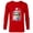 New Red, variant on Star Wars Stormtrooper Up to Snow Good Funny Holiday - Long Sleeve T-Shirt for Men -Customized-New Red