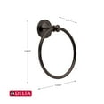 thumbnail image 2 of Delta Silverton Towel Ring in SpotShield Venetian Bronze SIL46-VBR, 2 of 2