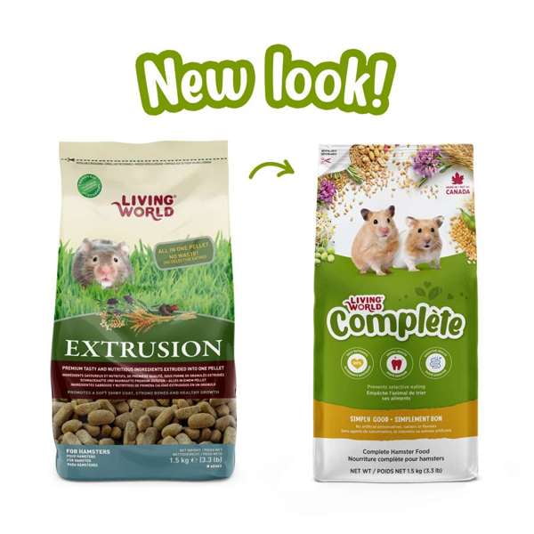 Living World Complete Hamster Food, 1.5 kg