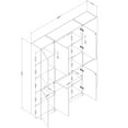 thumbnail image 3 of South Shore Liora, Contemporary Bookcase, Narrow White, 3 of 15