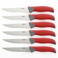thumbnail image 4 of Oster Lindbergh 14 Piece SS Cutlery Set W/Color Stained Wood Block, Red, 4 of 8