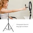 thumbnail image 2 of Amdohai 2.1m Ring Lamp Fill Light Stand Length Adjustable Tripod Photography Stand for Ring Light Live Stream, 2 of 5