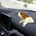 thumbnail image 4 of 2x regalos del coche del perro de la cabeza que sacude la decoración del coche del juguete niños del bebé Cola Cachorro sacudiendo la cabeza, 4 of 8