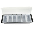 thumbnail image 4 of WRISTBIQUE Black Plastic Snack Container Divided for Home Storage, 4 of 7