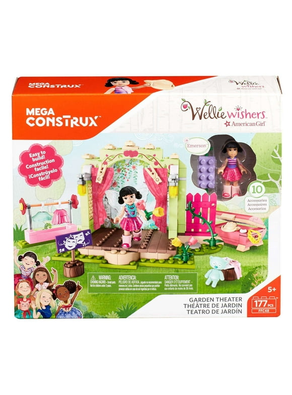Mega Construx WellieWishers Garden Theatre Emerson Buildable Playset