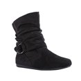 thumbnail image 2 of Coshare Bottines Mode Femme Froissées en Métal, 2 of 4