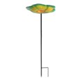 thumbnail image 1 of jinwen Bain d'Oiseaux Bol Mignon Résistant aux Intempéries Mangeoire Extérieure pour Jardin Cour Extérieur Vert, 1 of 9