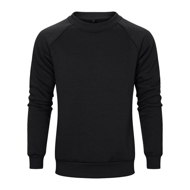 Sudaderas Para Hombres Suéter Polar Suéter de Cuello Redondo de Color Sólido Suéter de Manga Larga Suéter Suelto Top Odeerbi ODB-4