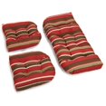 thumbnail image 1 of Ensemble de Coussins Capitonnés pour Causeuse en Polyester Filé en Forme de U (Ensemble de 3), 1 of 1