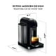 thumbnail image 3 of Máquina de café y espresso Breville Nespresso Vertuo, 3 of 7