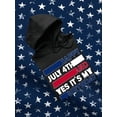 thumbnail image 3 of Happy July 4Th And My Birthday Hoodie Men -Image by Shutterstock, Male Medium, 3 of 4