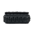 thumbnail image 4 of PORT&LOTUS Black Quilted Shoulder Purses for Women Trendy with Silver Chain Strap Black Small Crossbody Bags with Woven Hand Carry Strap Clutch Purses for Women Going Out Bags Evening Handbag, 4 of 7