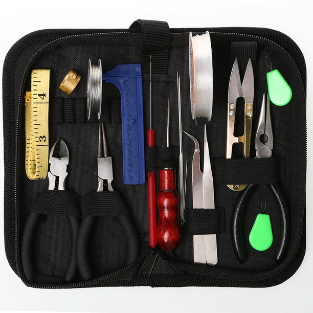 Diy Tooth Needle Round Nose Pliers Cutting Tools Kit For Jewelry Making