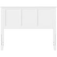 thumbnail image 3 of Leo & Lacey Madison Full Solid Wood Panel Headboard in White, 3 of 3