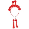 thumbnail image 1 of RENACLIPY Accessoires pour la Veille du Nouvel An Bandeau pour Rassemblements en Rouge Lot de 1, 1 of 5