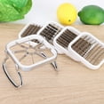 thumbnail image 3 of Potato Chipper,5in 1 Stainless Steel Fruit Cutter Potato Chopper Rugged and Tough, 3 of 6