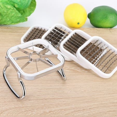 

High Hardness Fruit Cutter Potatoes Cutter 5in 1 Stainless Steel Kitchen Gadgets For Homemade Chips Restaurant Home