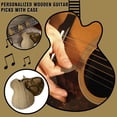 thumbnail image 1 of DIY Personalized Wooden Guitar Picks With Case Custom Guitar Pick Kit Holder Box For Picks  Musicians Player, 1 of 6